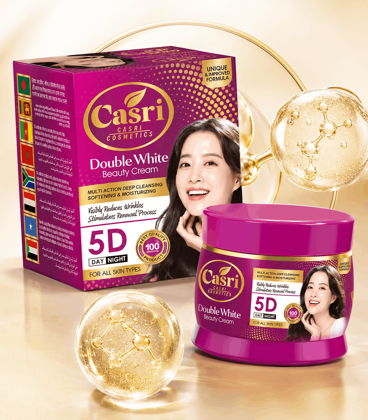 ad085c76-6ffa-414c-920f-8fc74ce40b35 (1) Casri Double White Beauty Cream 5D (Day & Night) - Image 1